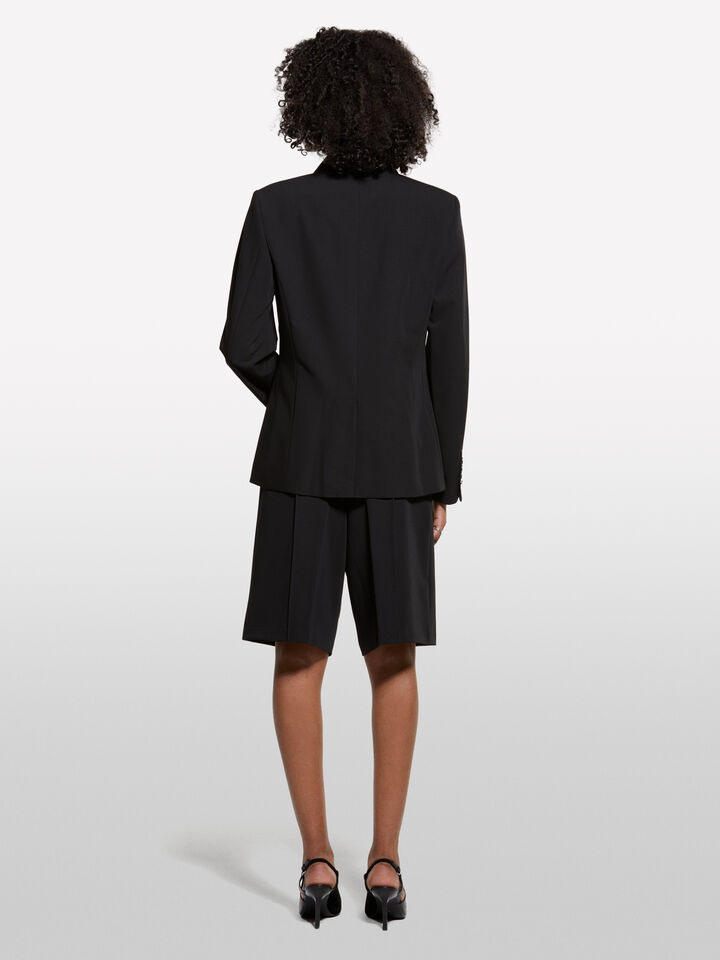 Blazer preto com botões gold - blazers para mulher - Preto | Sisley image number 2